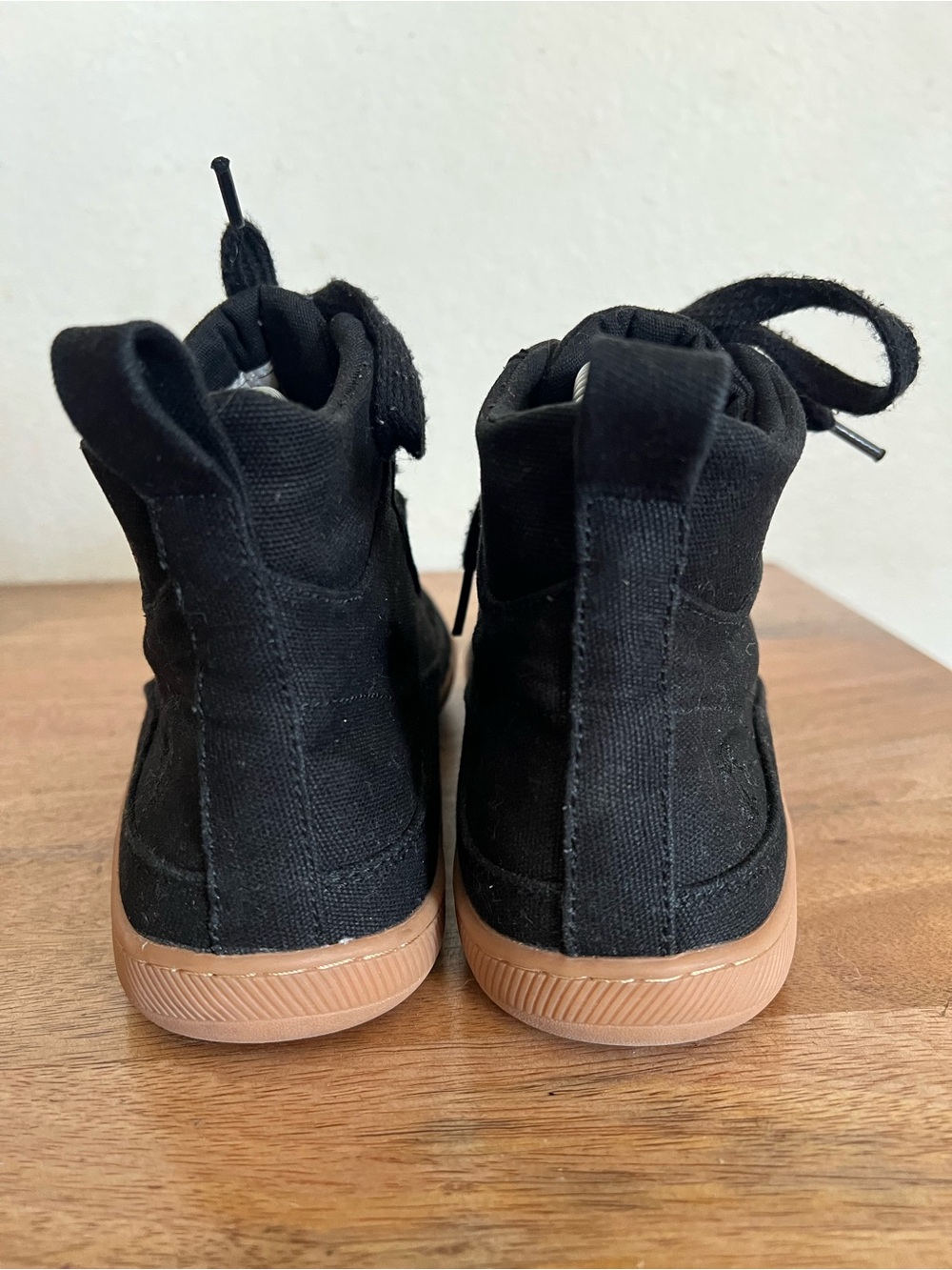 Rutsu Original Barefoot Sneakers High Black & Gum Size 8W - Picture 6 of 14